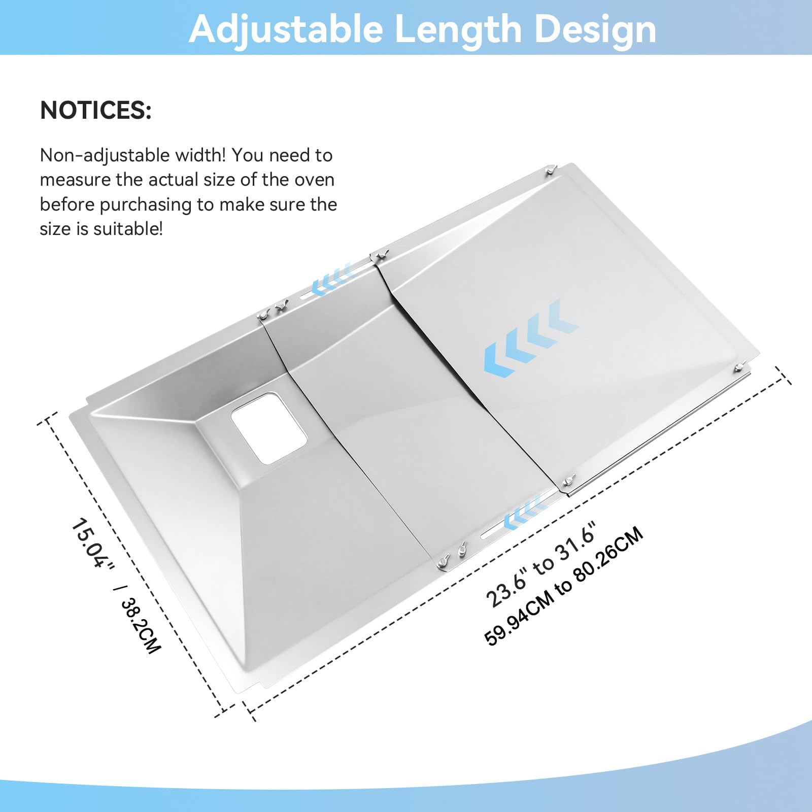 FORYEYC universal grease tray for Nexgrill 720-0888n quick installation