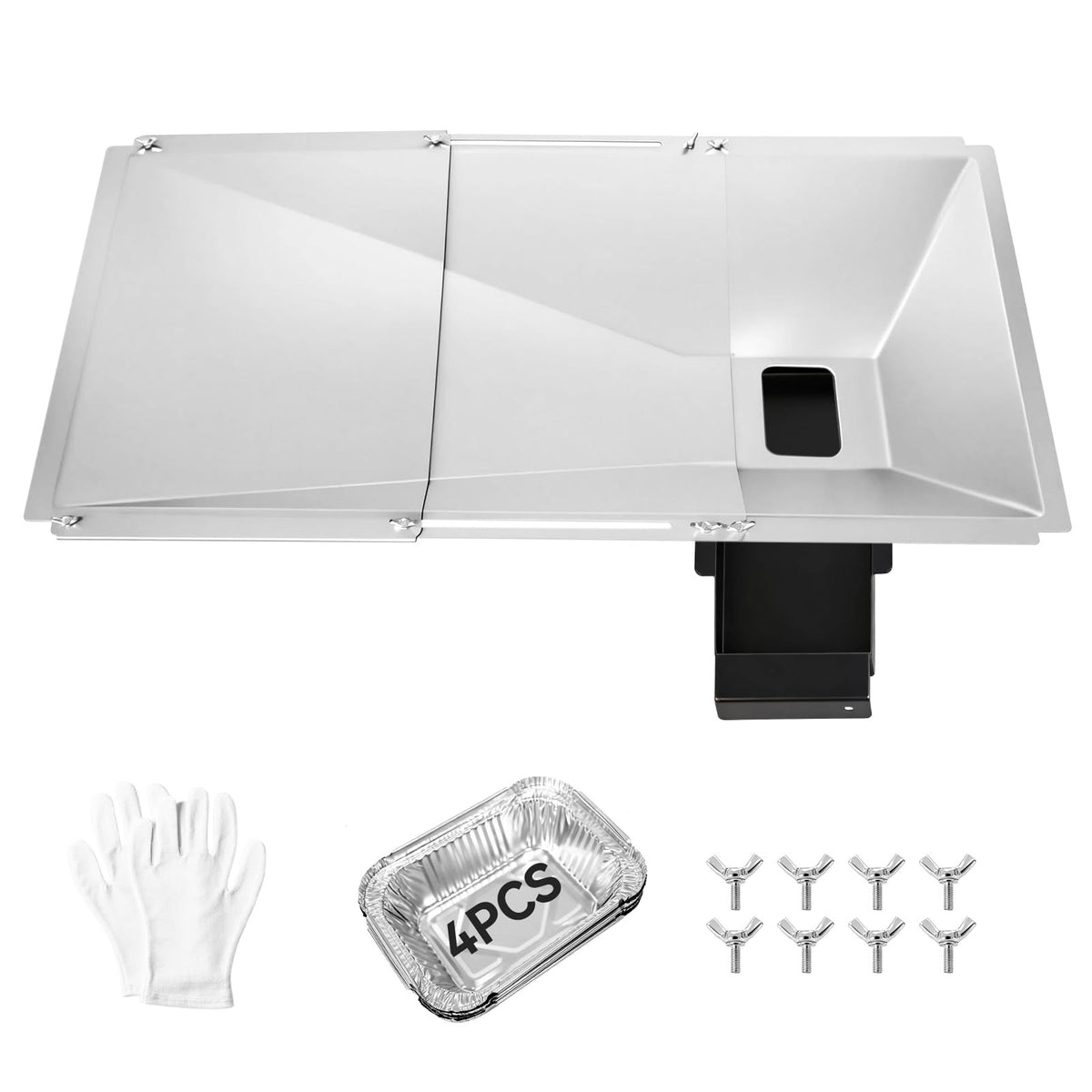 FORYEYC universal grease tray for Nexgrill 720-0888s eases cleanup after grilling