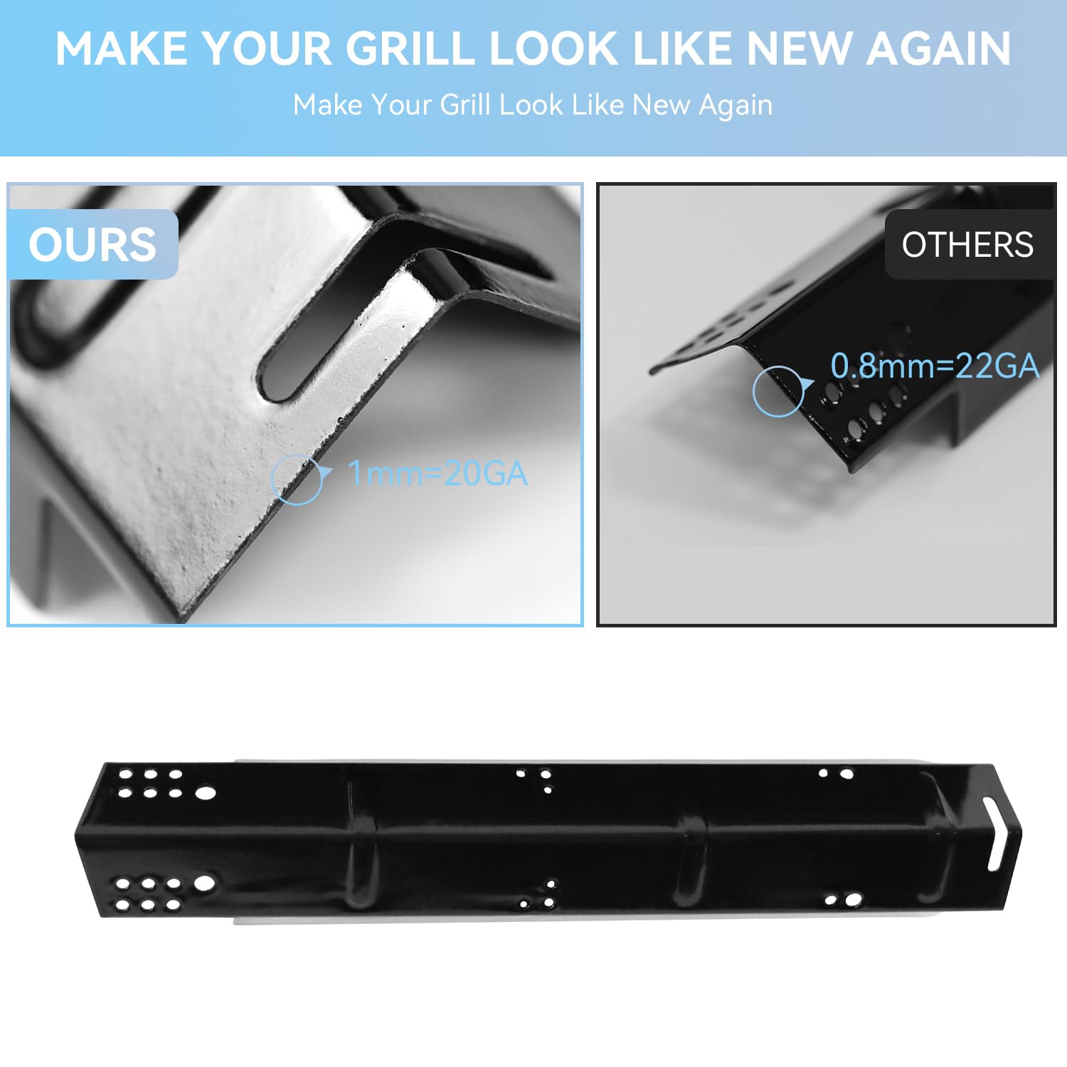 FORYEYC 70-02-411 heat tent helps even cooking and simple upkeep.