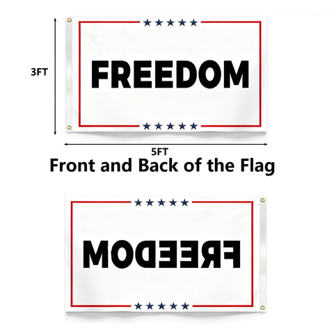 Fosiut flag with brass grommets for secure mounting in wind