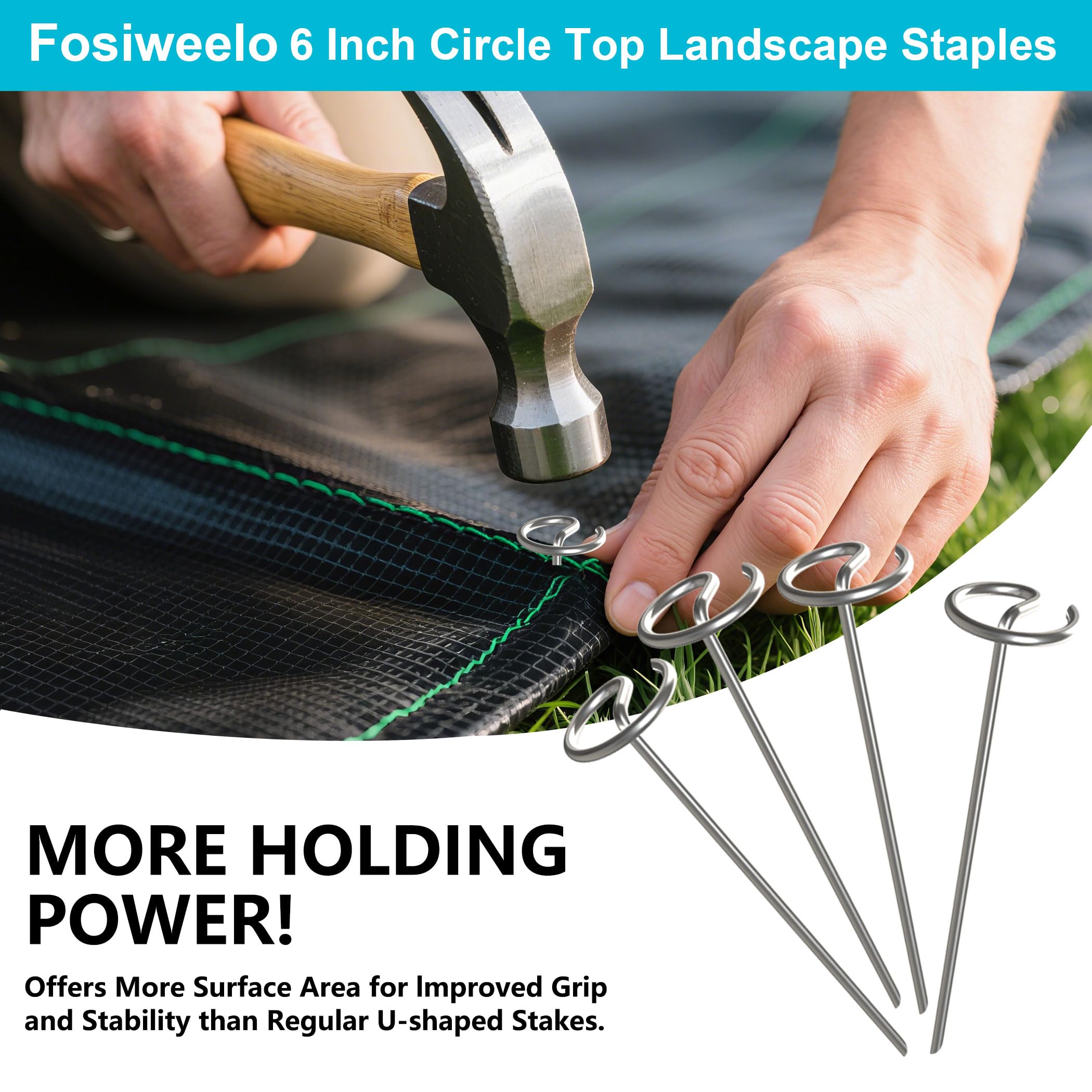 Fosiweelo rust-resistant galvanized steel withstands outdoor garden use