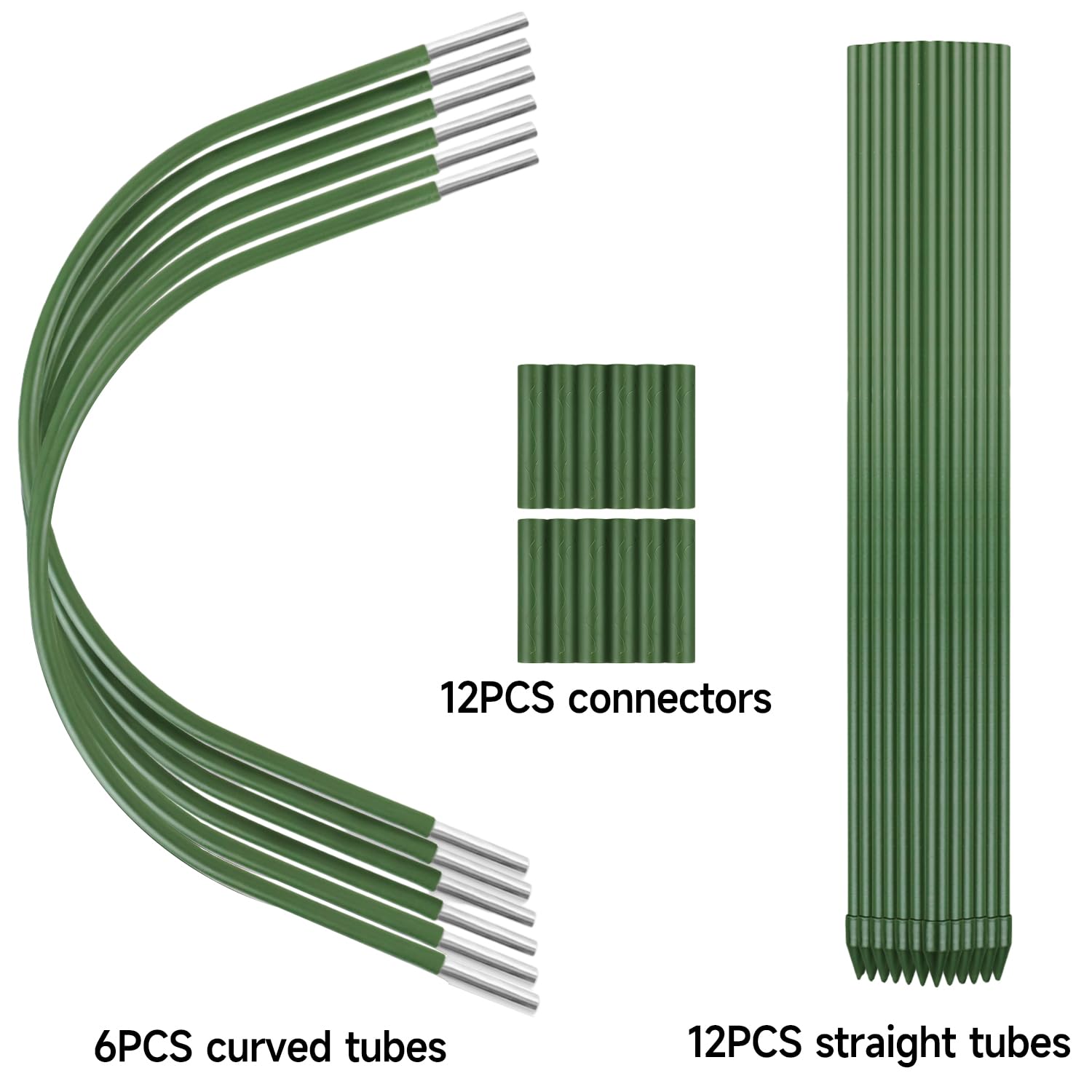 FOTMISHU rust-free coated hoops support both indoor and outdoor plant projects