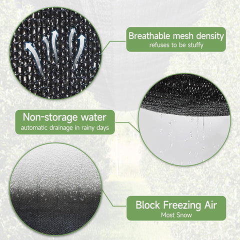 Rolled FOTMISHU shade cloth demonstrating portability and storage.