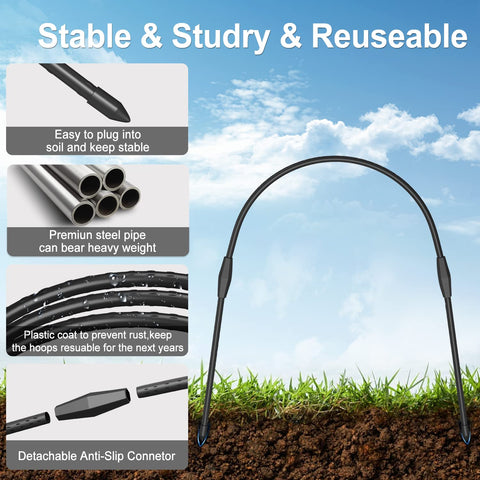 FOTMISHU row covers protect plants from frost and pests.