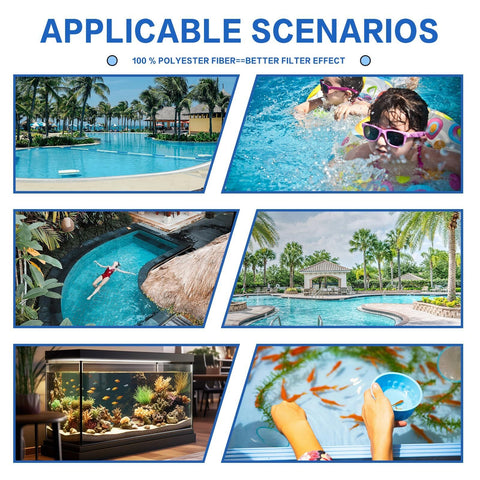 Foubret filter balls fit a variety of pool filters for pools, aquariums, and tanks.