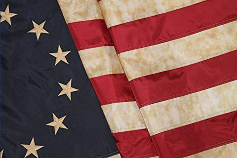 Founding Fathers Flags brass grommets enable easy hanging and secure mounting.