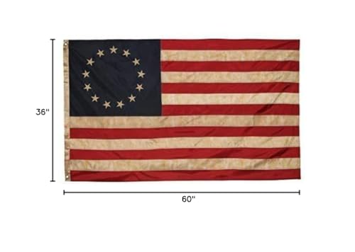 Founding Fathers Flags embroidered flag adds premium detail for celebrations.