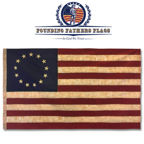 Founding Fathers Flags Oxford polyester material demonstrates durable, fade-resistant performance for year-round use.