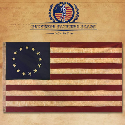 Founding Fathers Flags displays proud heritage in a refined vintage-inspired piece.