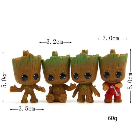 Four-piece Tree Men set makes a thoughtful gift for collectors.