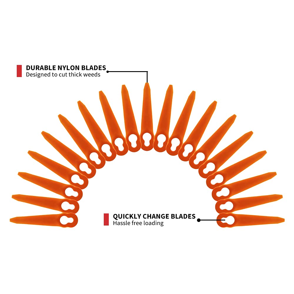 FourShow FSE-52 blade replacement for routine lawn upkeep
