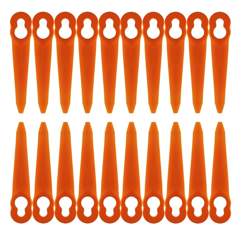 FourShow 100Pcs blades for STIHL Polycut 2-2, 90mm length, smooth replacement.