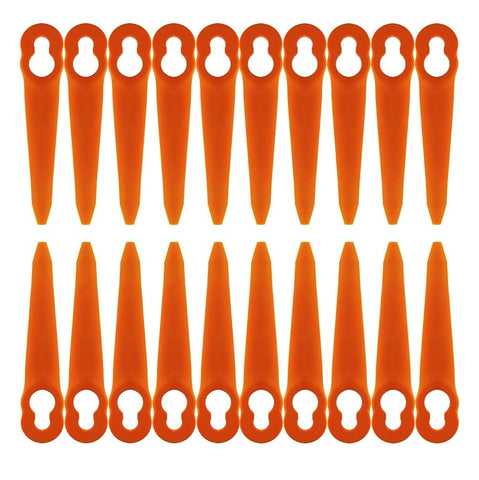 FourShow 100Pcs blades for STIHL Polycut 2-2, 90mm length, smooth replacement.