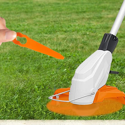 Pack includes 100 blades for quick STIHL replacements.