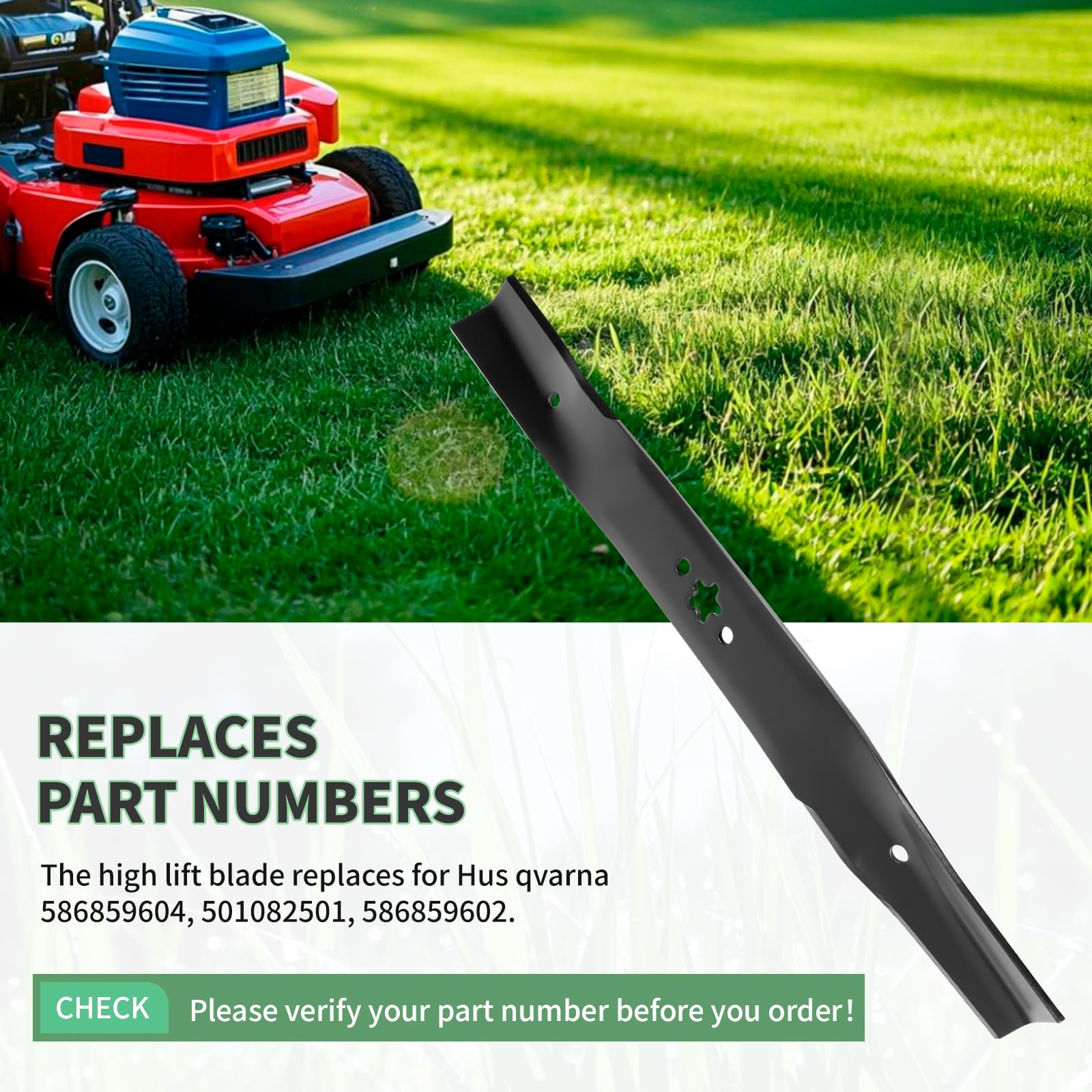 Fourtry 1-pack hi-lift blade packaging ready for installation