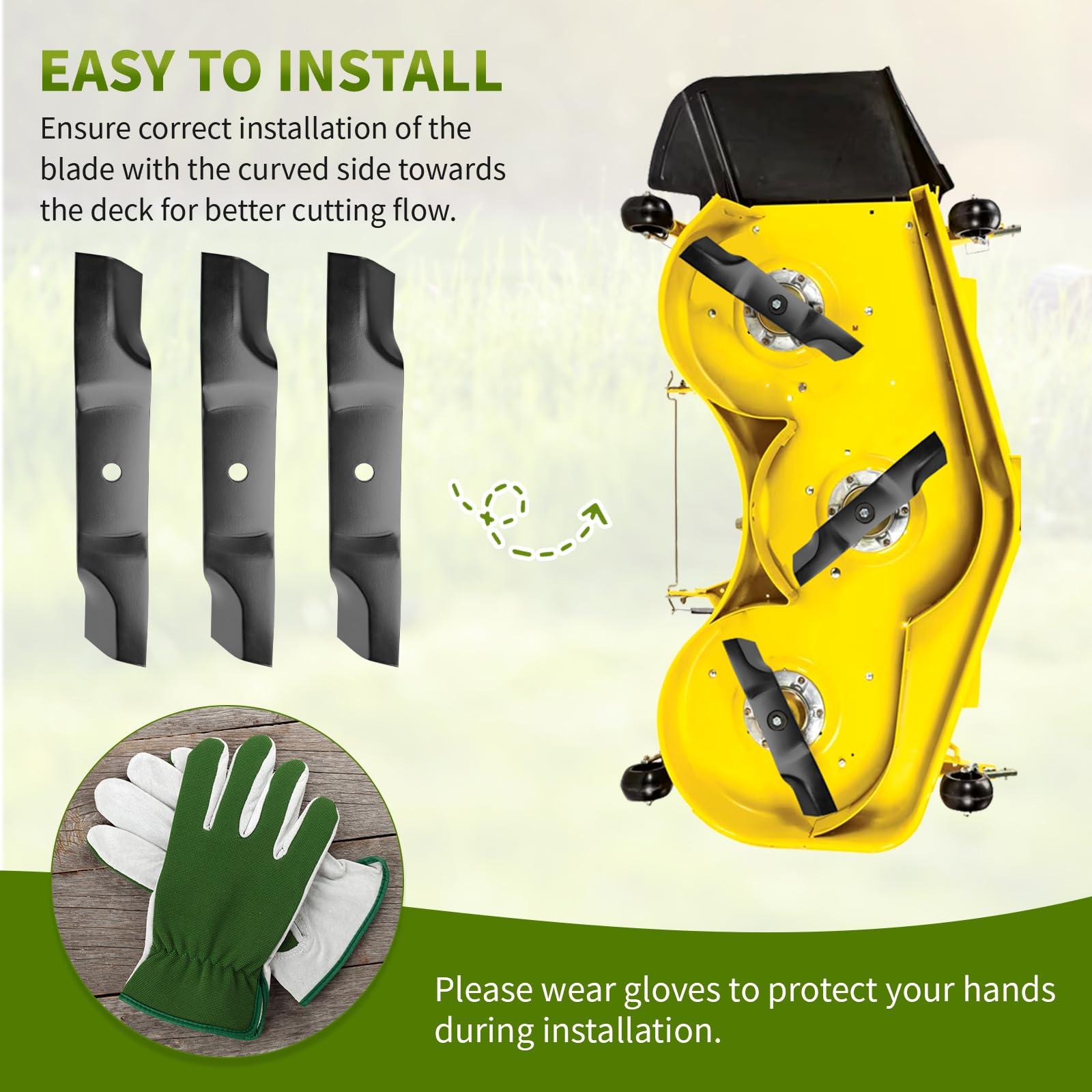 Fourtry easy-install blades for quick, tool-friendly replacement.