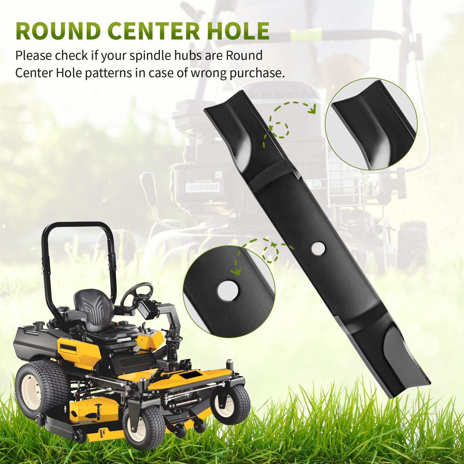 Fourtry blade 01005338P delivers quick installation and sharp edge ready for mowing.