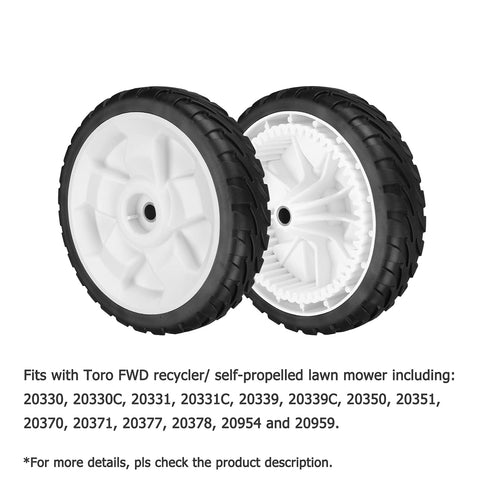 Fourtry front wheel hub offset 3/4 inch for precise alignment.