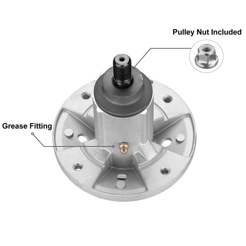 Fourtry GY20454 spindle assembly with grease fitting exposed for lubrication