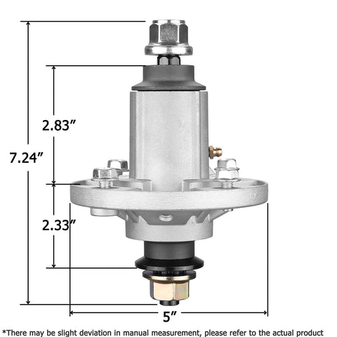 Fourtry GY20454 spindle assembly side view, ready for LA110 replacement