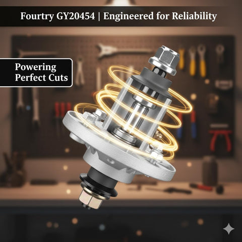 Fourtry GY20454 spindle assembly with X-series fit for reliable mowing
