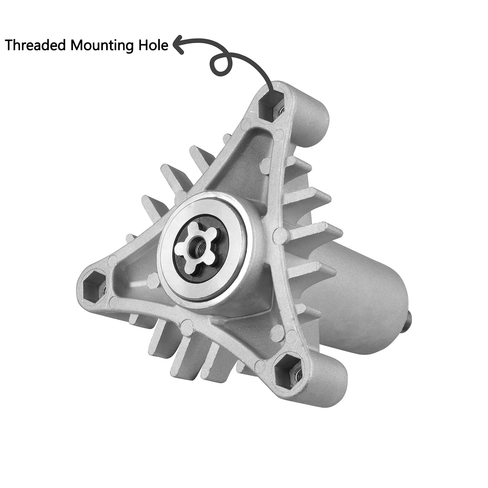 Fourtry spindle kit includes lock nut, blade bolts, washers, and spacers