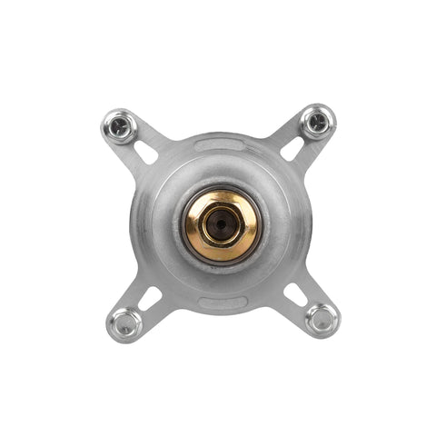 Four threaded mounting bolts enable solid attachment to compatible decks.