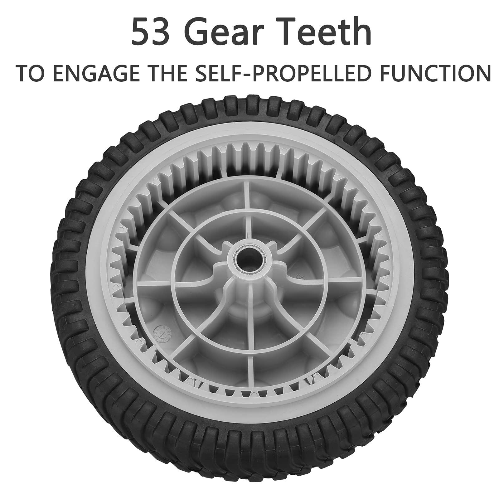 Eight-by-two inch wheels with 1/2 inch bore fit many models.