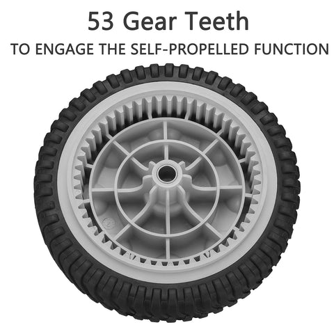 Eight-by-two inch wheels with 1/2 inch bore fit many models.