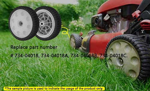Fourtry front-drive wheels enhance mowing control and maneuverability on tough terrain.