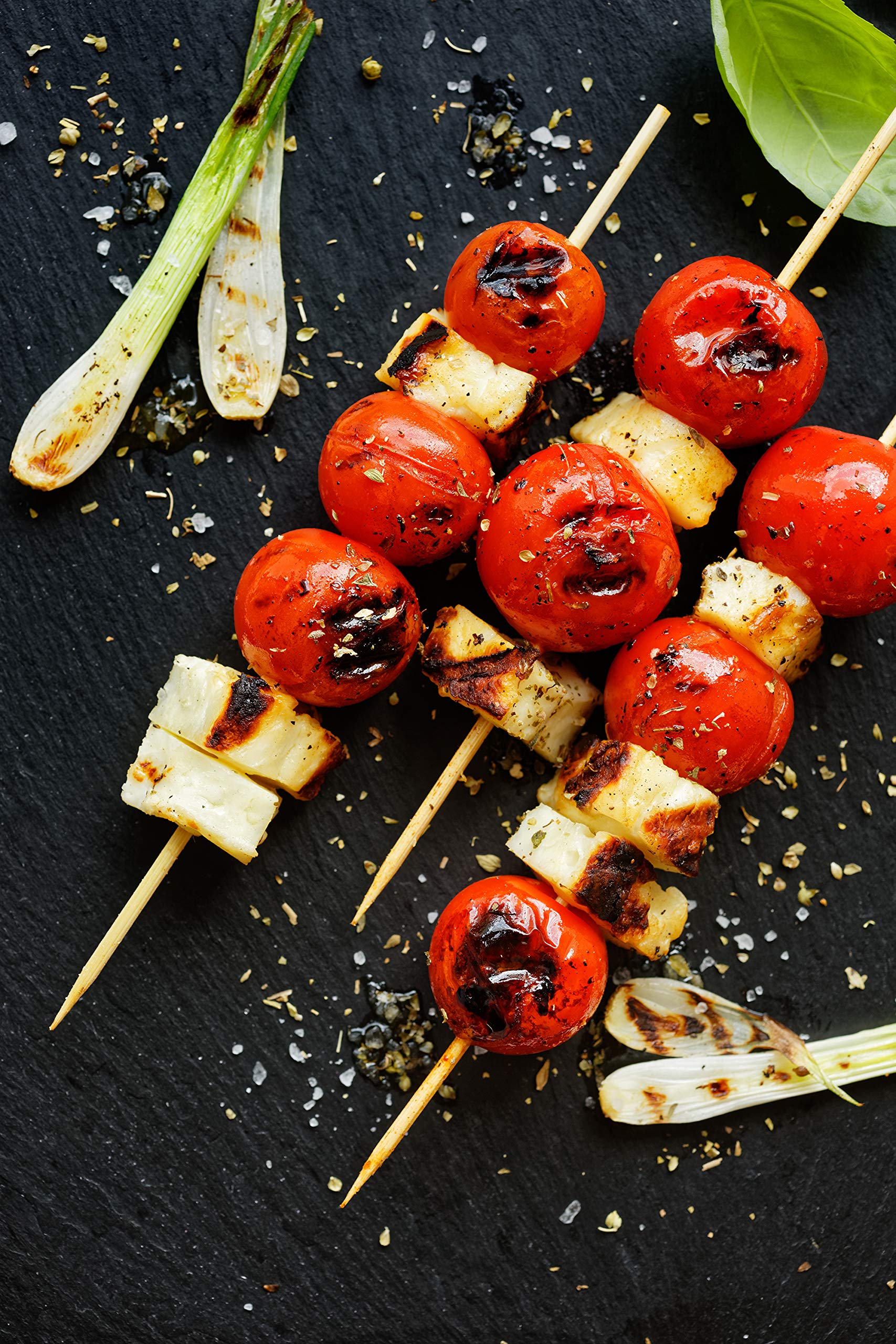 Fox Run 4-inch skewers for grilling colorful kebabs at home