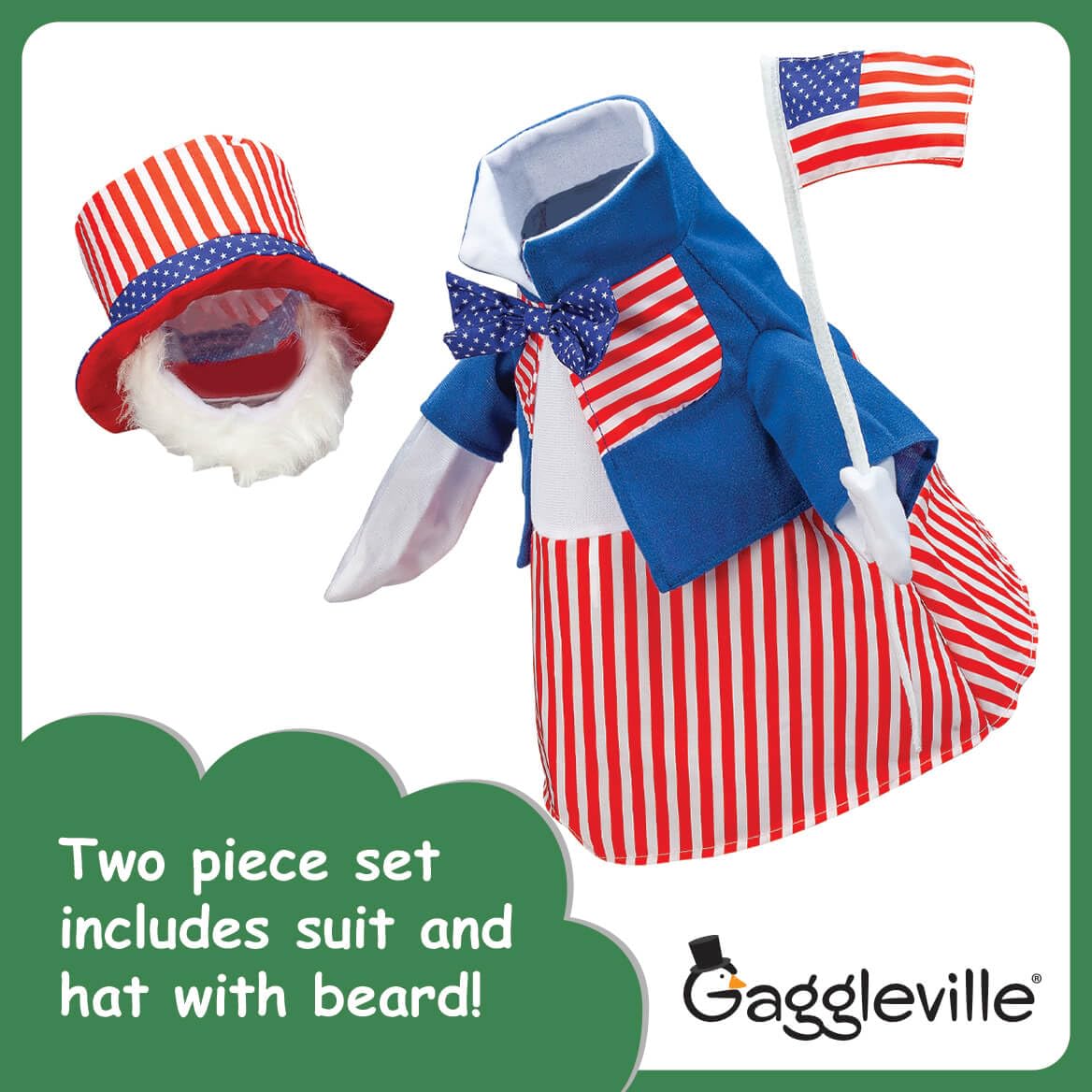Fox Valley Traders patriotic lawn decor for seasonal curbside charm.