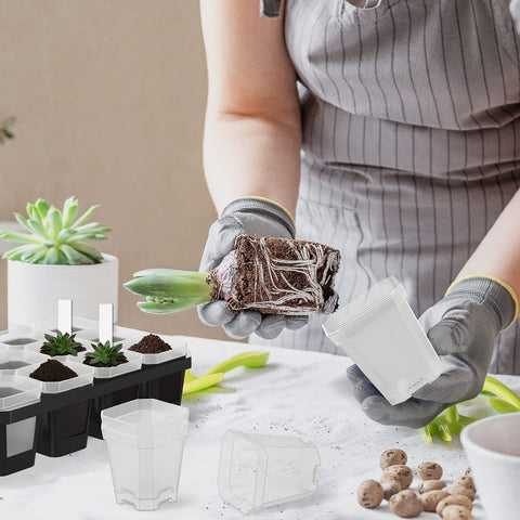 foxany durable plastic seedling pots for long-lasting kits
