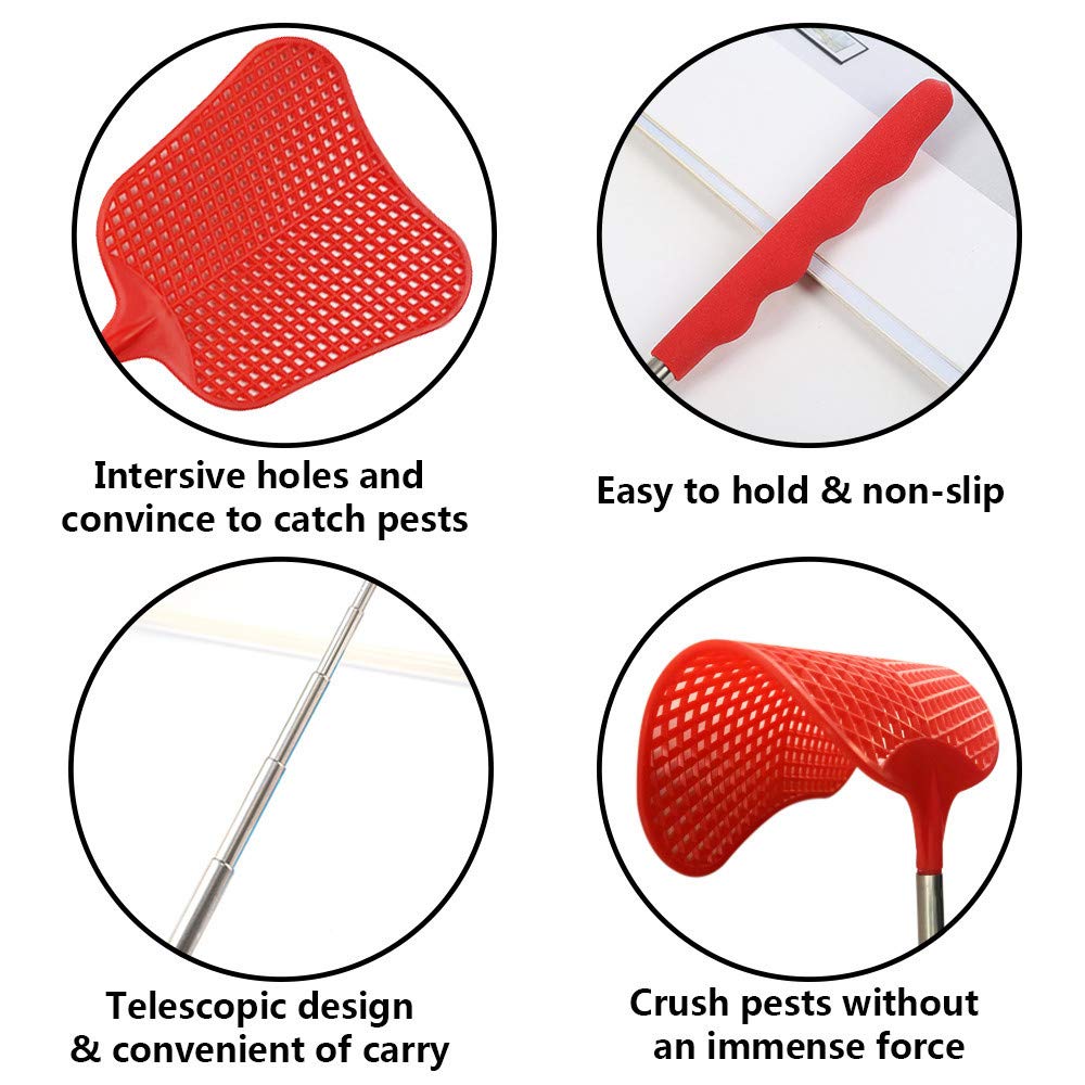Foxany ergonomic PVC handle provides non-slip grip for comfortable use