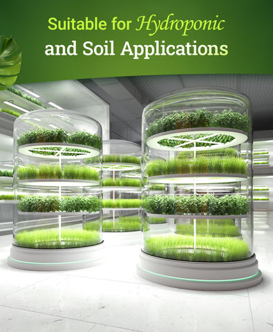 Soil application near roots encourages rapid microbial colonization and nutrient access.