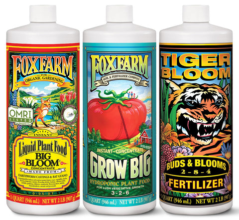 FoxFarm Hydro Liquid Trio Big Bloom bottle ready for robust bud development