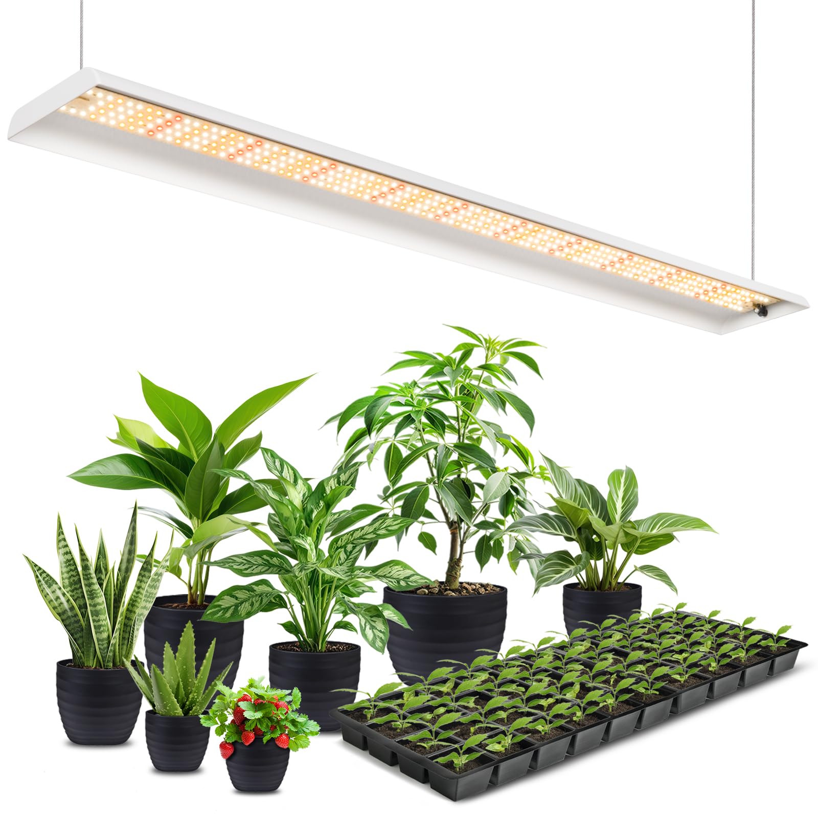 FOXGARDEN 39in LED grow light panel with wide coverage for indoor plants