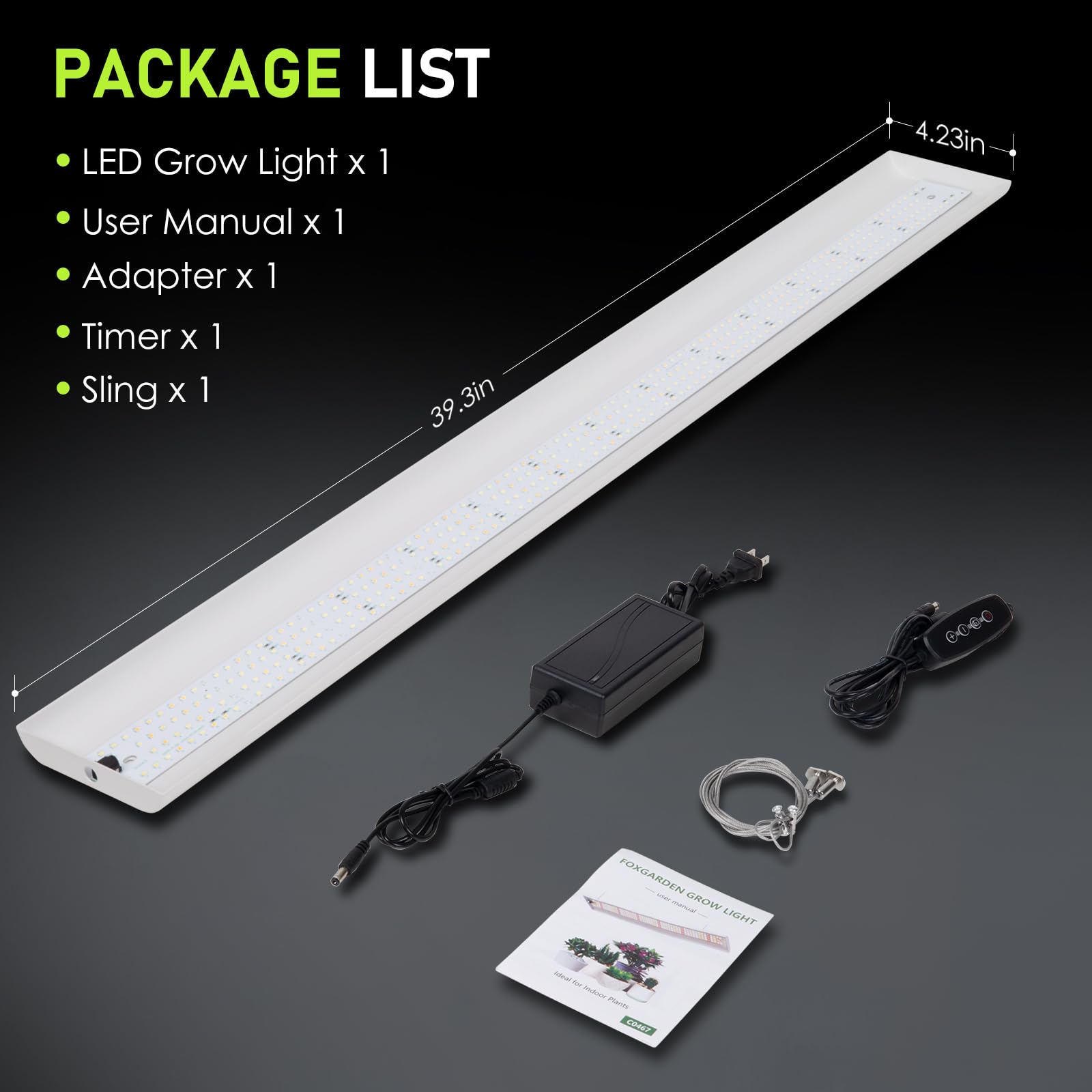 Six dimmable levels on FOXGARDEN grow light for flexible brightness