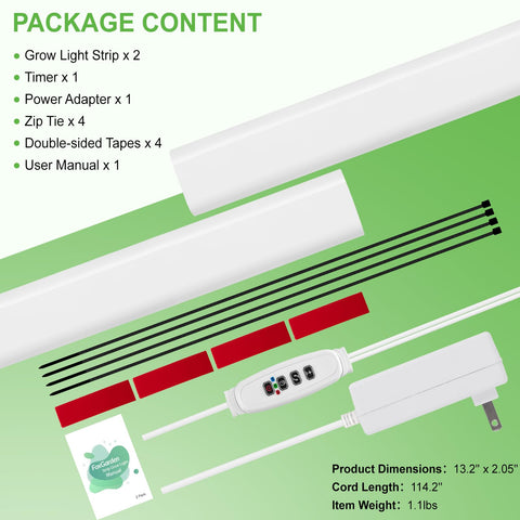 FOXGARDEN 2-pack provides flexible coverage for different indoor setups.