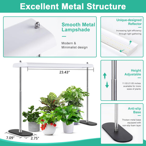 FOXGARDEN reflector design increases coverage and brightness efficiency.