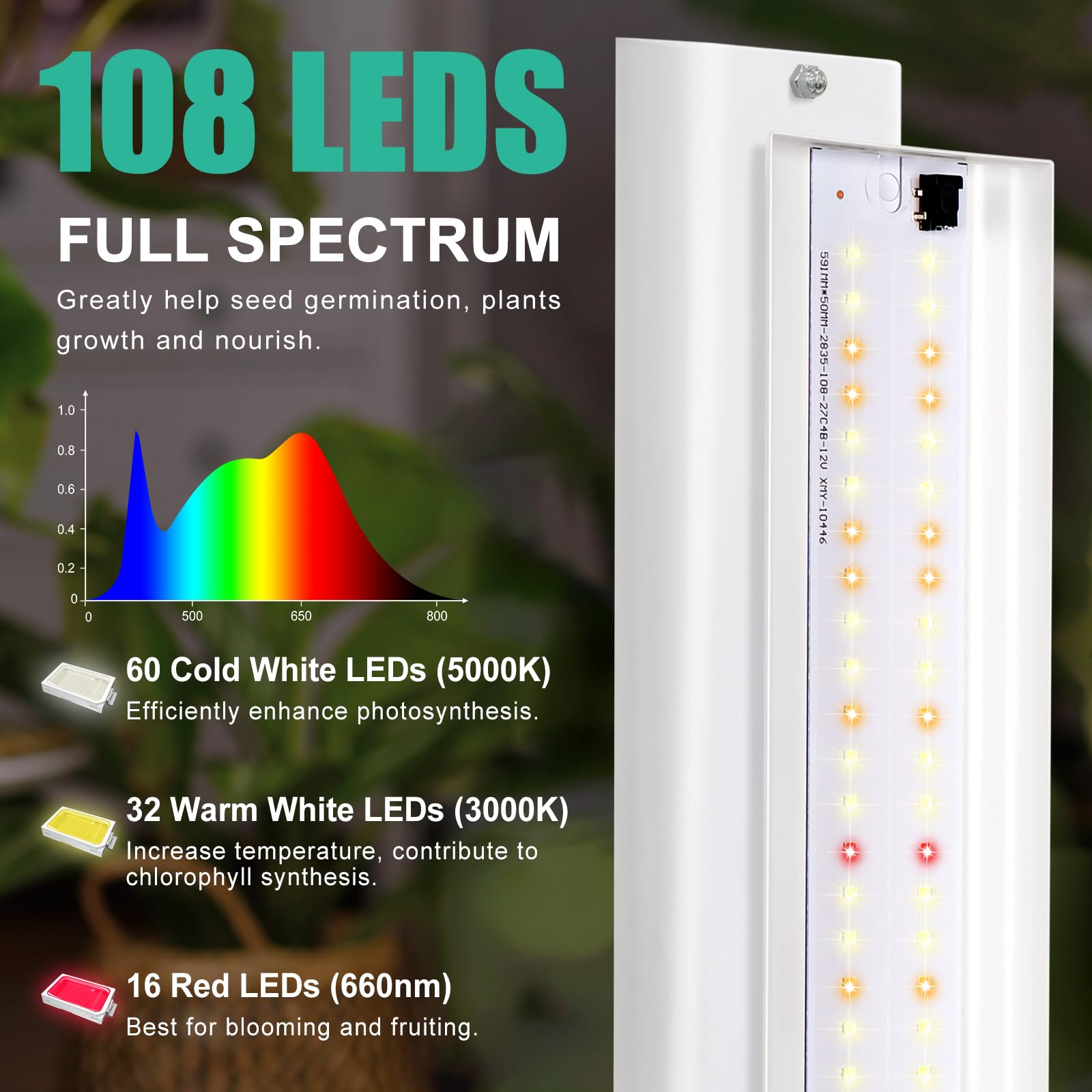 FOXGARDEN timer and dimming controls enable flexible lighting schedules.