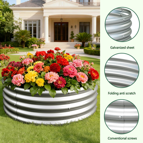 Foxlang raised bed kit with screws enables quick assembly