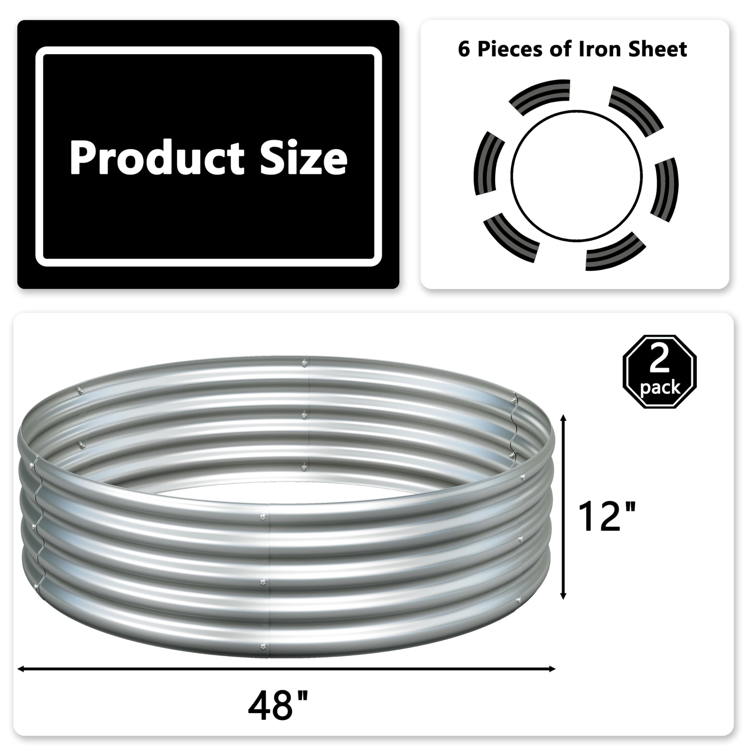 Foxlang galvanized steel bed closeup highlights rust resistance.