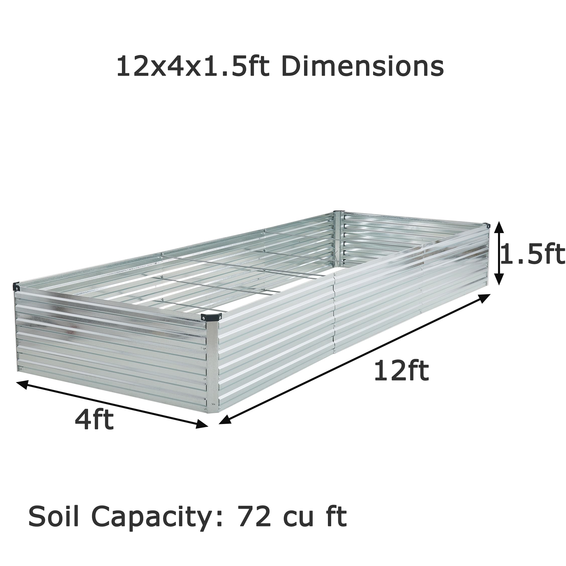 Foxlang raised garden bed open-base view highlights drainage.
