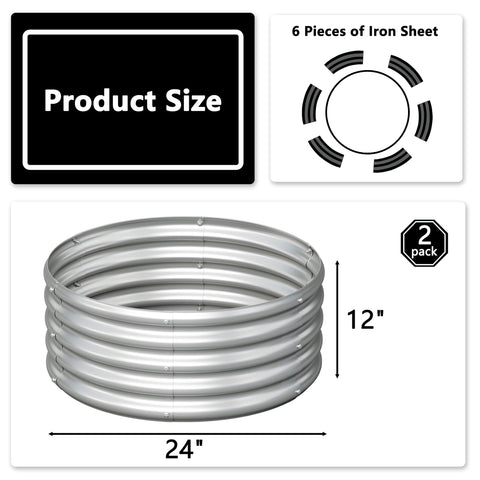 Foxlang galvanized steel bed with 12-inch depth ideal for deep-rooted plants.