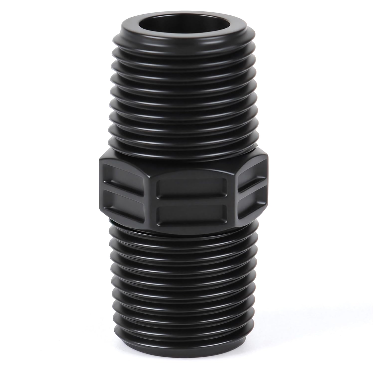 FoxRose 10-piece MNPT adapter pack for durable, leak-resistant irrigation connections.