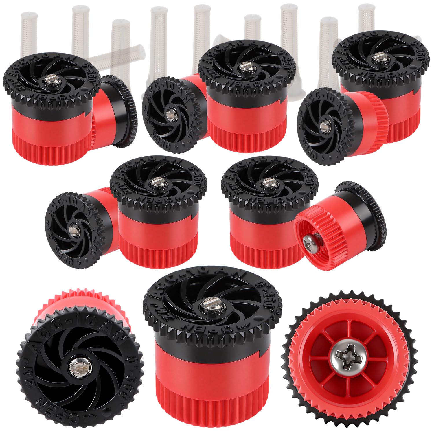 FoxRose 10 VAN sprinkler head assembly provides versatile coverage for pop-up systems.