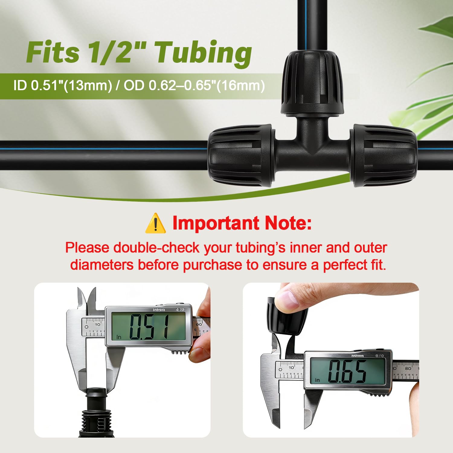 FoxRose anti-leak locking system prevents leaks during outdoor watering.