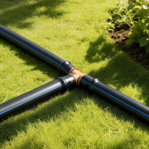 FoxRose barbed tee enabling tool-free, quick installation.