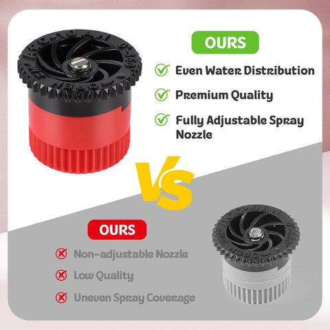 FoxRose durable plastic construction withstands outdoor moisture and weather.